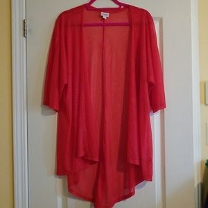 Lularoe Lindsay size small red